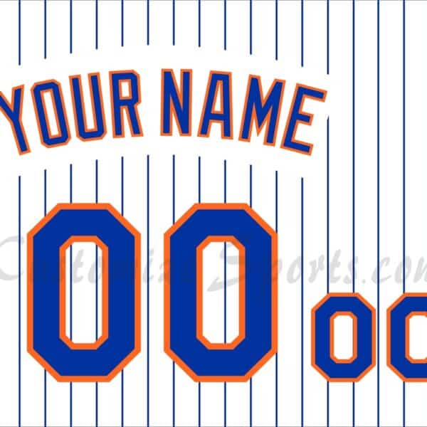 Baseball New York Mets Customized Number Kit for 1983-1985 Home Jersey