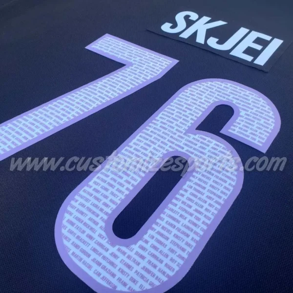 Carolina Hurricanes Customized Number Kit For 2019 HFC Jersey - Image 8