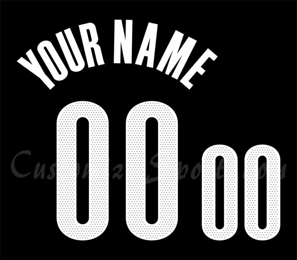Basketball Brooklyn Nets Customized Number Kit for 2021Present Icon