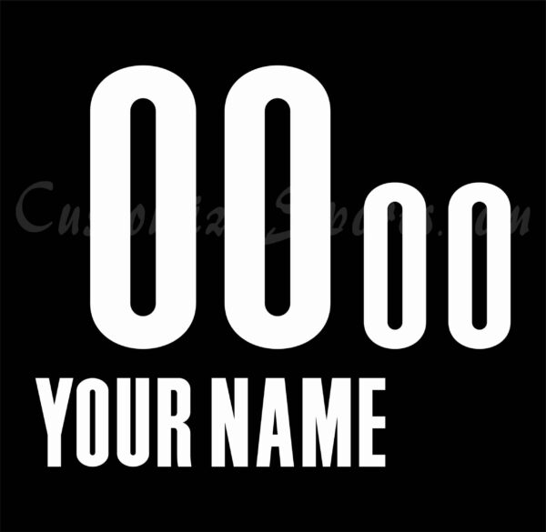 Basketball Brooklyn Nets Customized Number Kit for 2021 Summer League Black Jersey