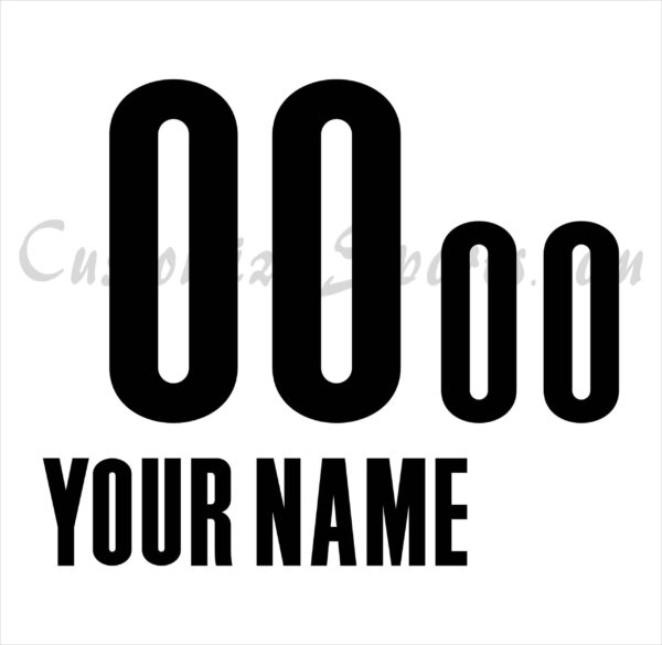 Basketball Brooklyn Nets Customized Number Kit for 2021 Summer League White Jersey