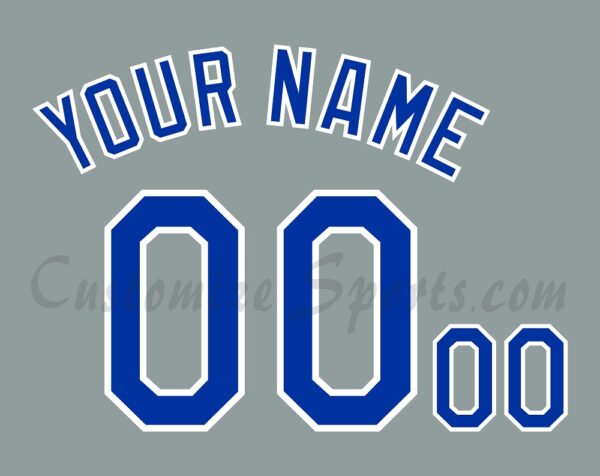 Baseball Kansas City Royals Customized Number Kit For 2012-2015 Road Jersey