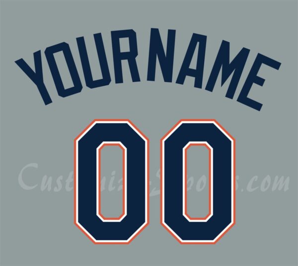 Baseball San Diego Padres Customized Number Kit for 1991-2003 Road Jersey