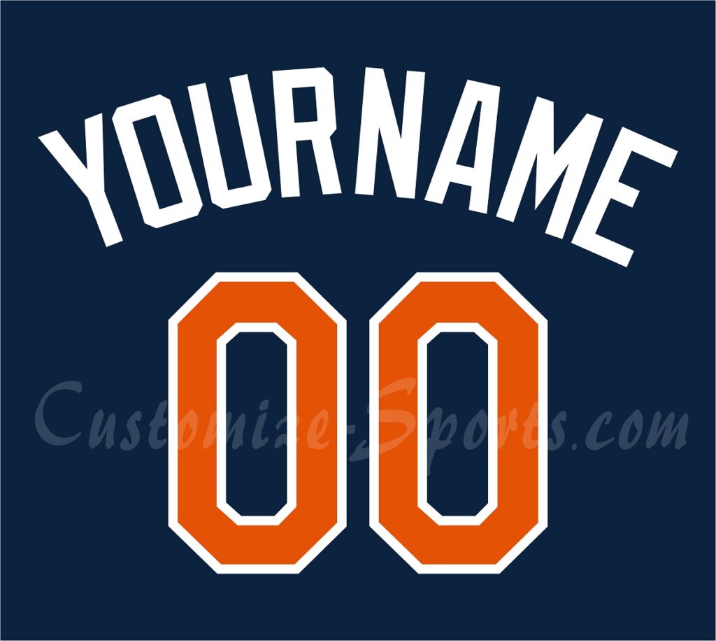 Baseball San Diego Padres Customized Number Kit for 19971998 Navy