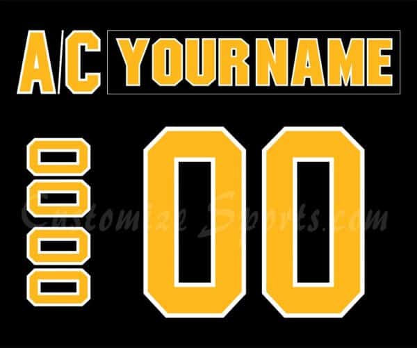 Maine Mariners Customized Number Kit for 2022-Present 3rd Jersey