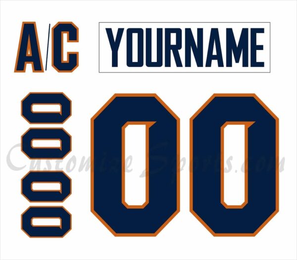 Greenville Swamp Rabbits Customized Number Kit For 2019-2021 Away Jersey