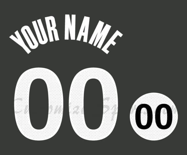 Basketball Brooklyn Nets Customized Number Kit for 2020-2021 Earned Edition Jersey