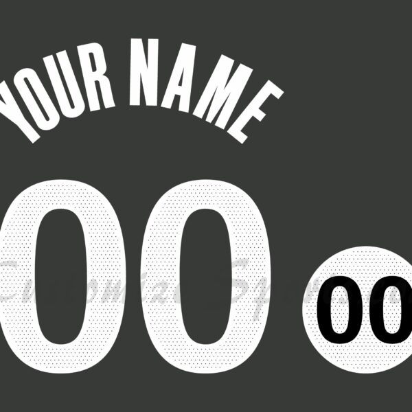 Basketball Brooklyn Nets Customized Number Kit for 2020-2021 Earned Edition Jersey