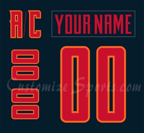 Coachella Valley Firebirds Customized Number Kit For 2022-Present Navy Jersey