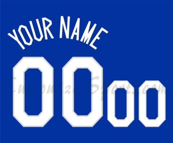 Basketball Team USA Customized Number Kit For 2019-Present Away Jersey