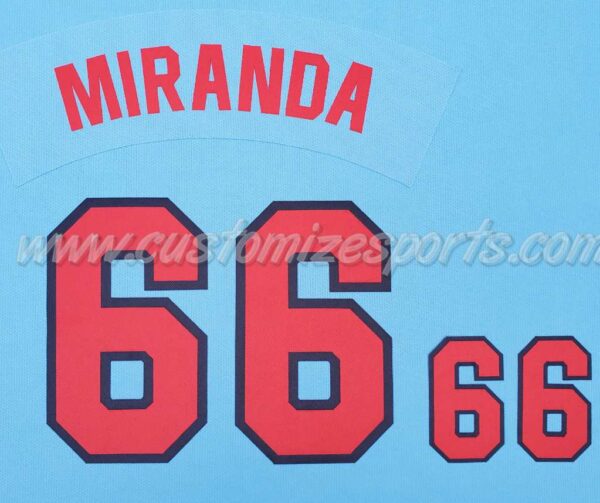 Baseball St Paul Saints Customized Number Kit for 2023 Copa Santos de San Pablo Jersey - Image 2