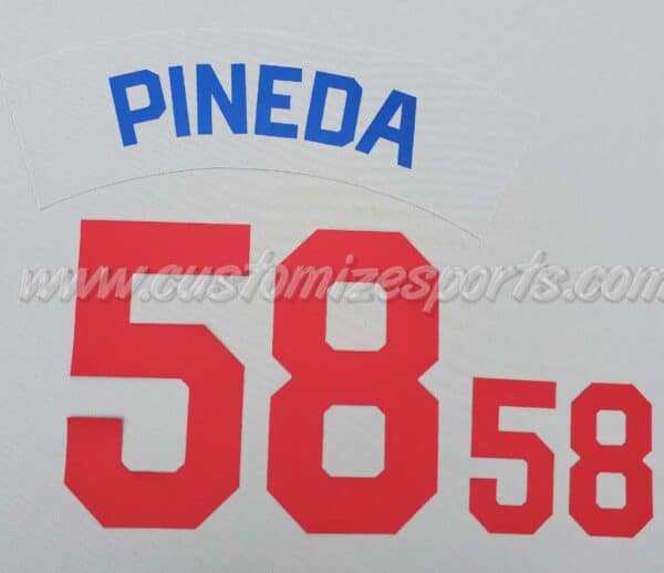 Baseball St Paul Saints Customized Number Kit for 2023 Copa Santos de San Pablo Jersey - Image 4