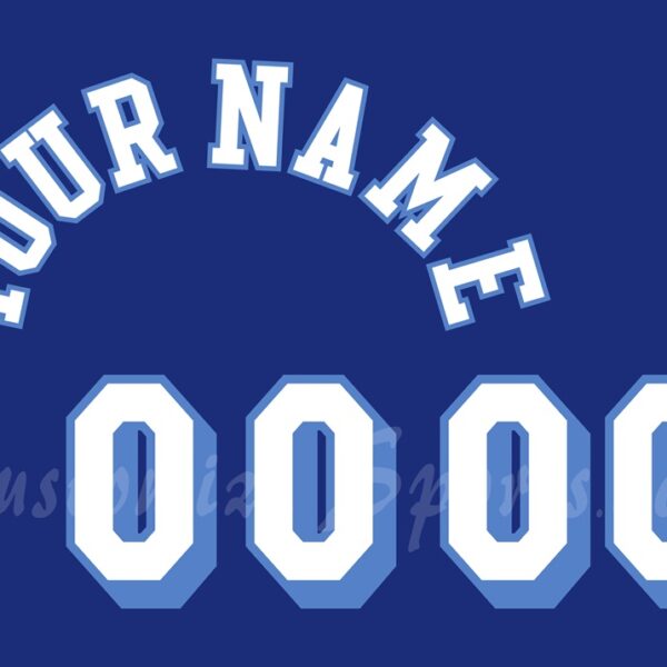Basketball Los Angeles Lakers Customized Number Kit for 1960-1966 Road Jersey