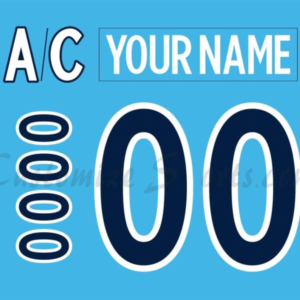 Custom Winnipeg Jets Lettering Kit – Any Year, Any Name & Number – Unsewn For Jersey