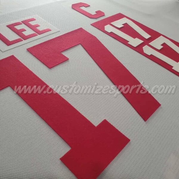 Calgary Flames Customized Number Kit For 2023 Heritage Classic Jersey - Image 2