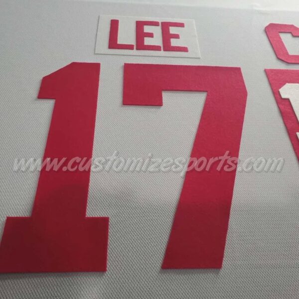 Calgary Flames Customized Number Kit For 2023 Heritage Classic Jersey - Image 3