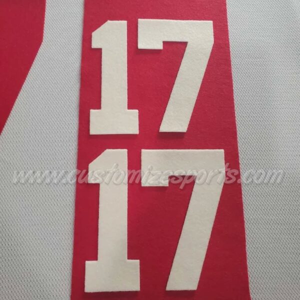 Calgary Flames Customized Number Kit For 2023 Heritage Classic Jersey - Image 5