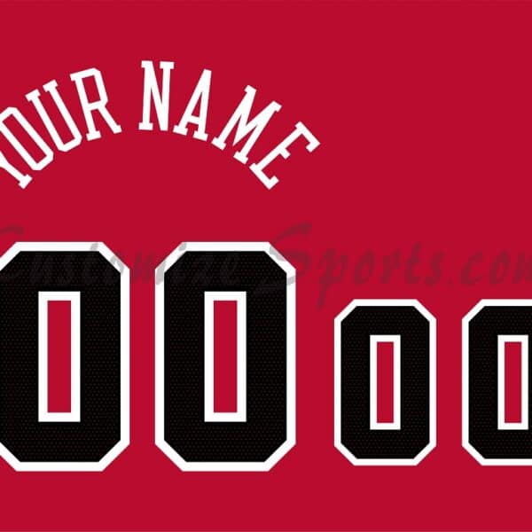 Basketball Chicago Bulls Customized Number Kit for 2017-2020 Home Jersey