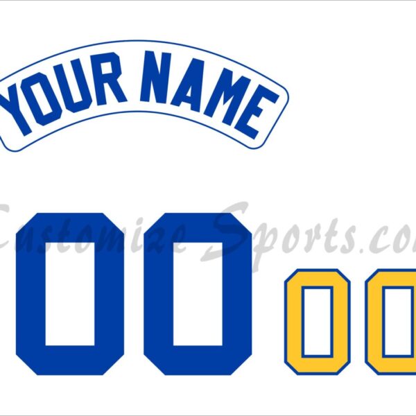 Basketball Denver Nuggets Customized Number Kit for 1975-1976 Home Jersey