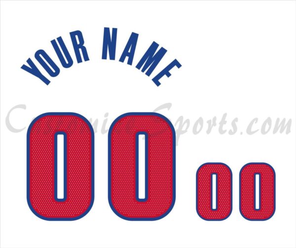 Basketball Detroit Pistons Customized Number Kit For 2023-Present Summer League Jersey