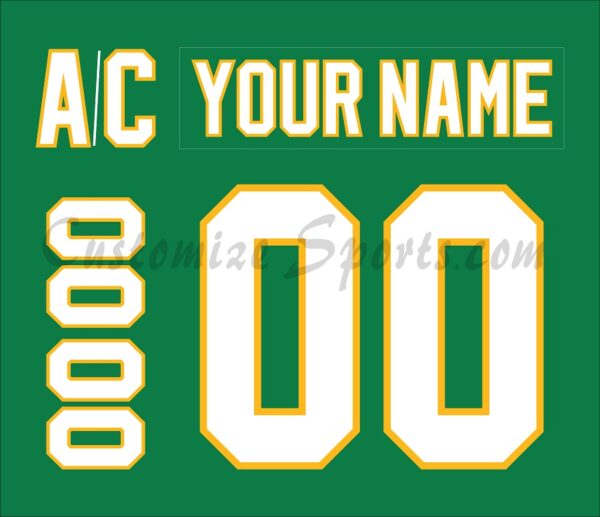 London Knights Customized Number Kit For 2019-Present Away Jersey