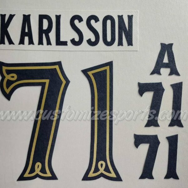 Vegas Golden Knights Customized Number Kit For 2024 Winter Classic Jersey - Image 4