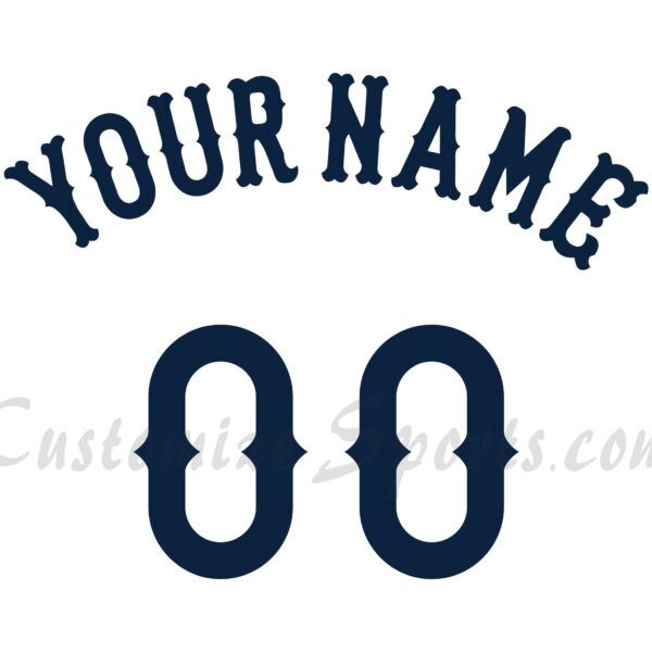 Baseball Chicago White Sox Customized Number Kit for 1976-1981 Home Jersey