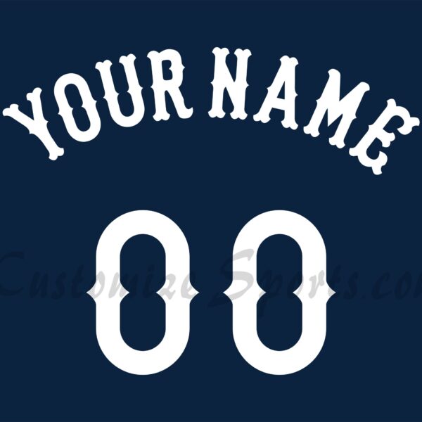 Baseball Chicago White Sox Customized Number Kit for 1976-1981 Road Jersey