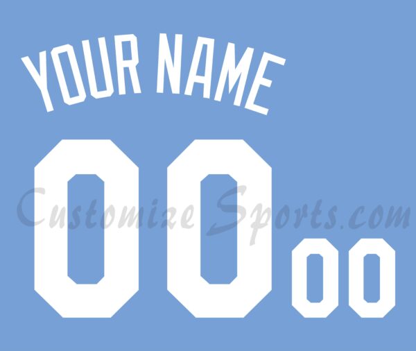 Baseball Kansas City Royals Customized Number Kit For 2022-Present Home Alternate Jersey