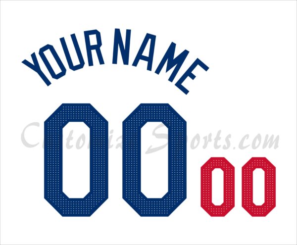 Baseball Los Angeles Dodgers Customized Number Kit For 2024 Home Jersey