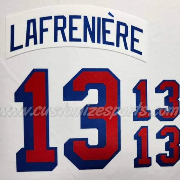 New York Rangers Customized Number Kit For 2024 Stadium Series Jersey - Image 7