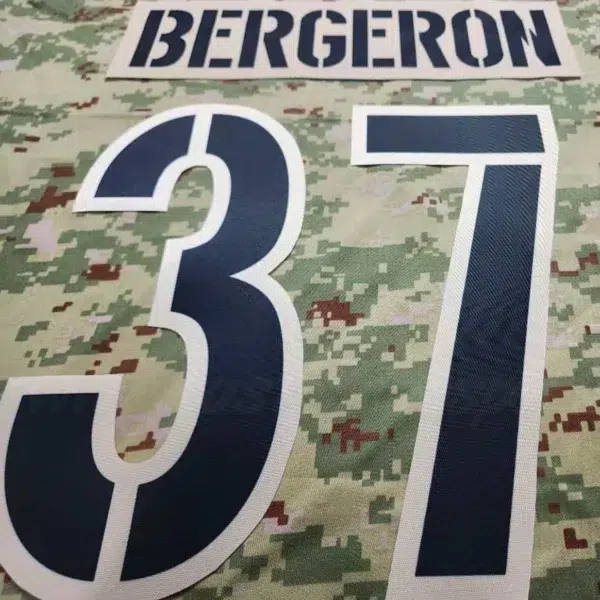Boston Bruins Customized Number Kit for 2014-2015 Military Jersey - Image 3