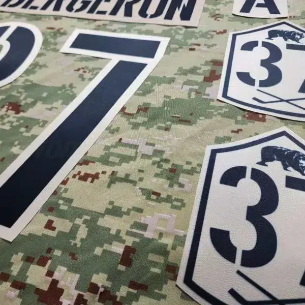 Boston Bruins Customized Number Kit for 2014-2015 Military Jersey - Image 4