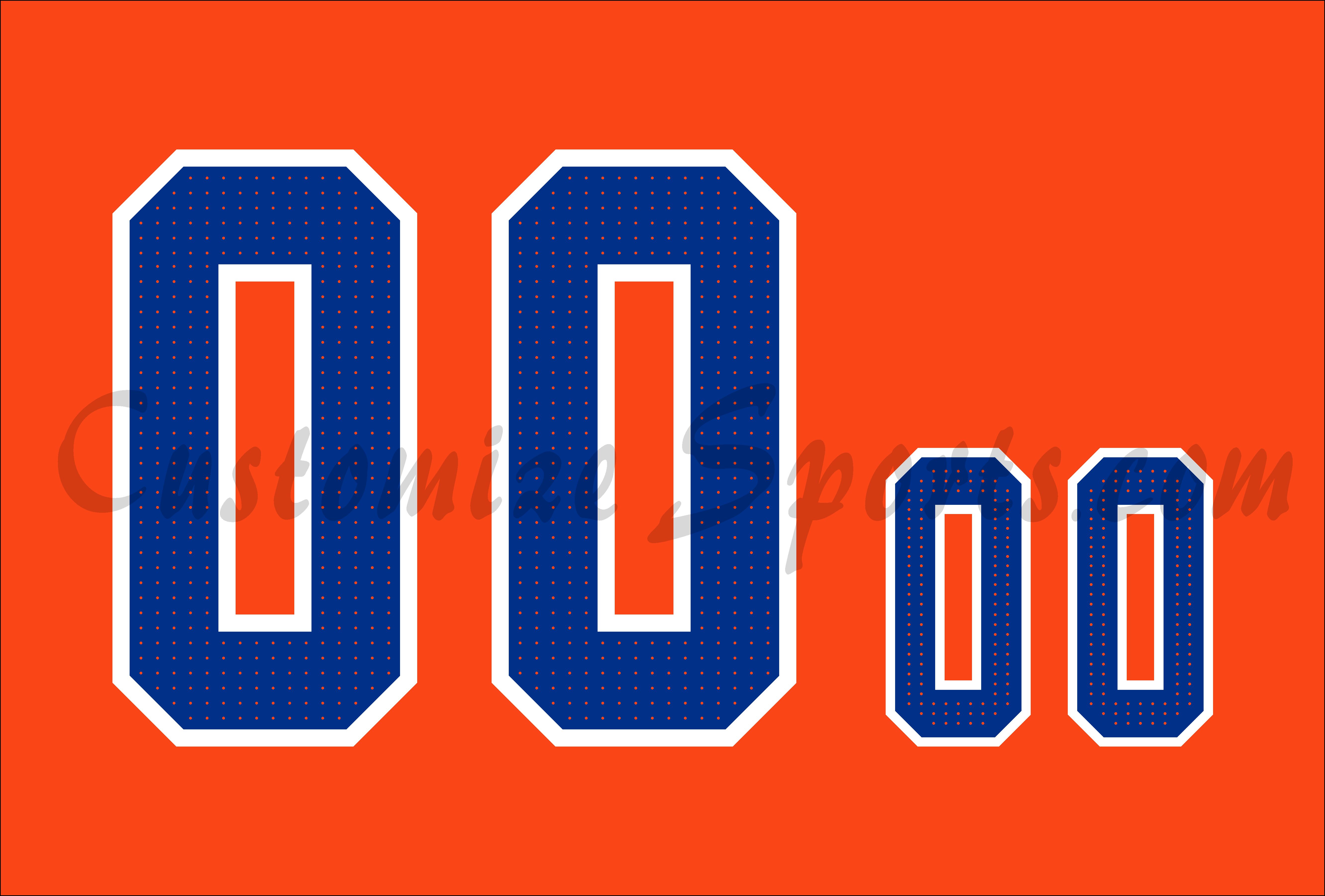 Florida Gators Customized Number Kit For 2024-Present Orange Basketball ...