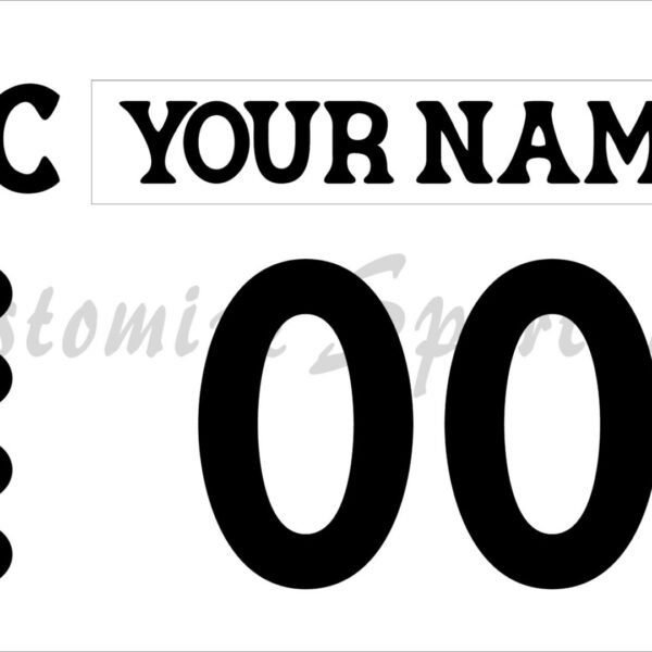 Huntsville Havoc Customized Number Kit for 2022-2023 Away Jersey
