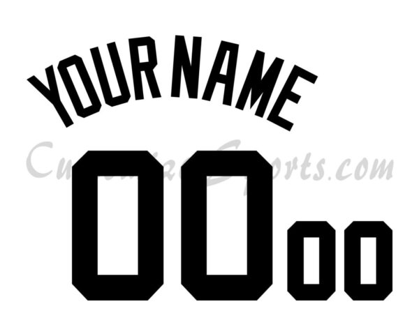 Baseball Detroit Tigers Customized Number Kit For 2013-2023 Fiesta Tigers Jersey