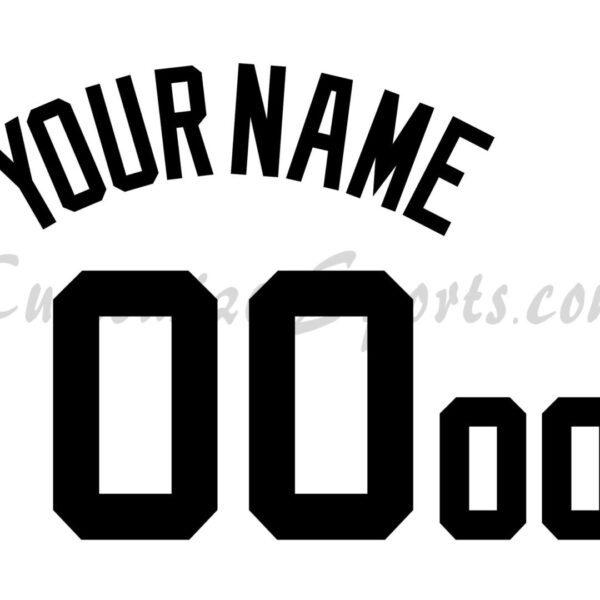 Baseball Detroit Tigers Customized Number Kit For 2013-2023 Fiesta Tigers Jersey