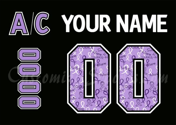 Los Angeles Kings Customized Number Kit For 2020 HFC Jersey