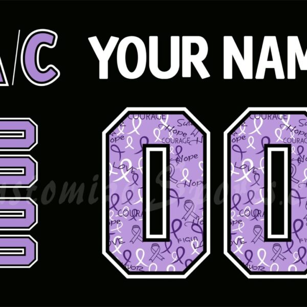 Los Angeles Kings Customized Number Kit For 2020 HFC Jersey