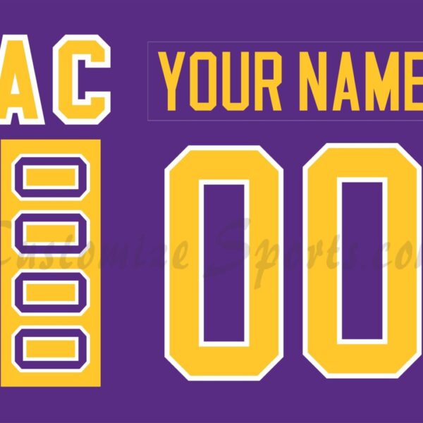 Los Angeles Kings Customized Number Kit For 1986-1988 Away Jersey