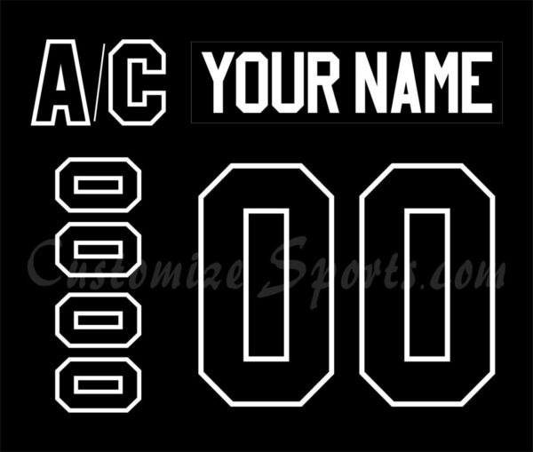 Chicago Blackhawks Customized Number Kit For 2019 HFC Jersey