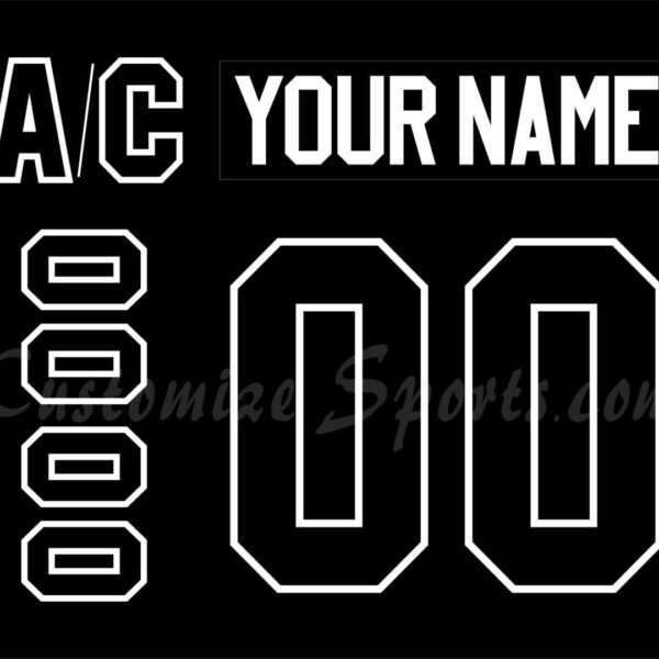Chicago Blackhawks Customized Number Kit For 2019 HFC Jersey