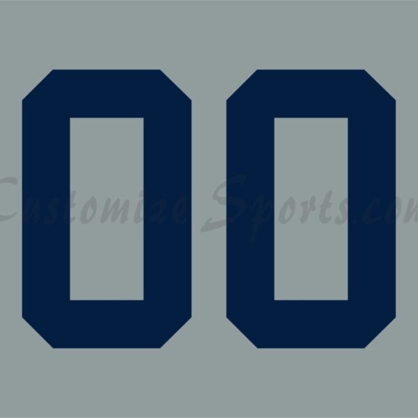 Baseball New York Yankees Customized Number Kit for 2024 Road Jersey