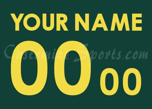 Basketball Team Australia Olympics Customized Number Kit for 2020-2021 Away Jersey