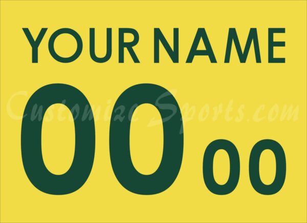Basketball Team Australia Olympics Customized Number Kit for 2020-2021 Home Jersey