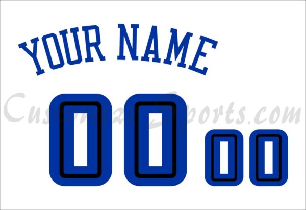 Basketball Cleveland Cavaliers Customized Number Kit for 1999-2003 Home Jersey