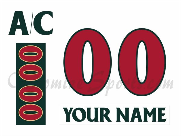 Frölunda HC Customized Number Kit For 2004-2005 Away Jersey