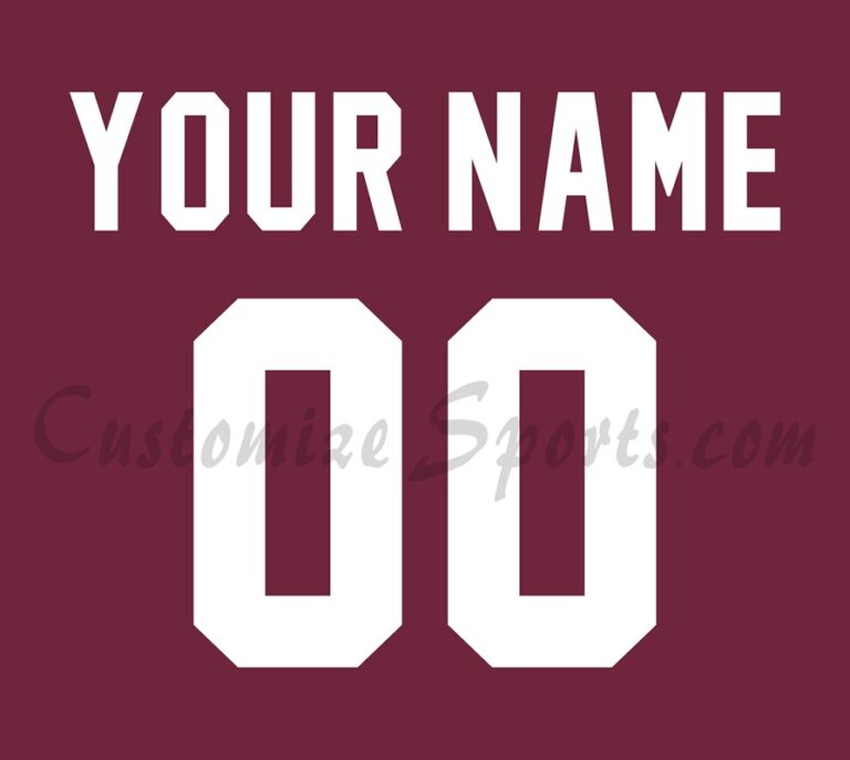 Baseball Tomateros de Culiacán Customized Number Kit for 2022-2023 Maroon Jersey