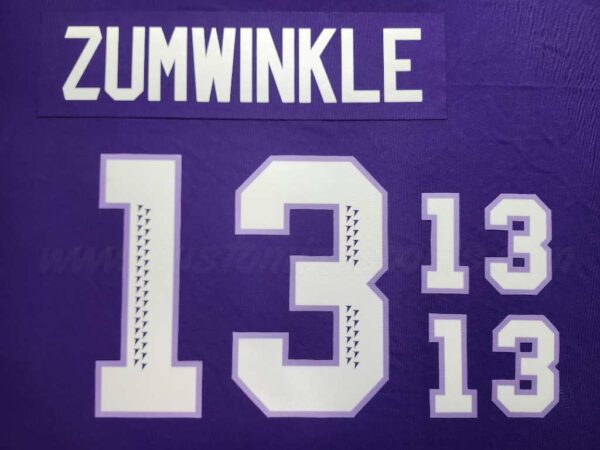 PWHL Minnesota frost Customized Number Kit For 2024-Present Home Jersey - Image 2