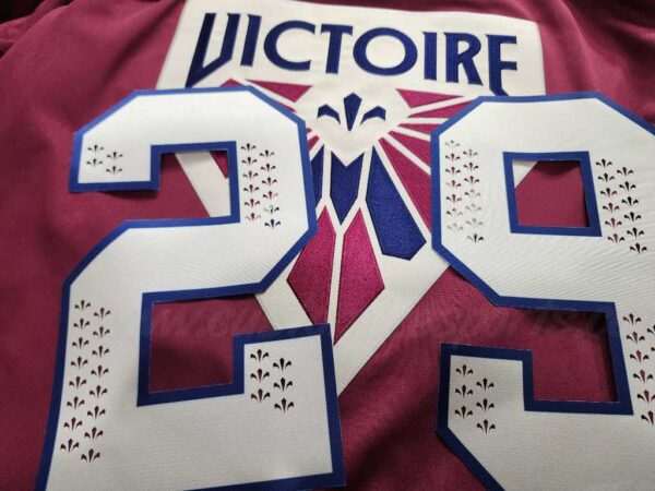 PWHL Montreal Victoire Customized Number Kit For 2024-Present Home Jersey - Image 11